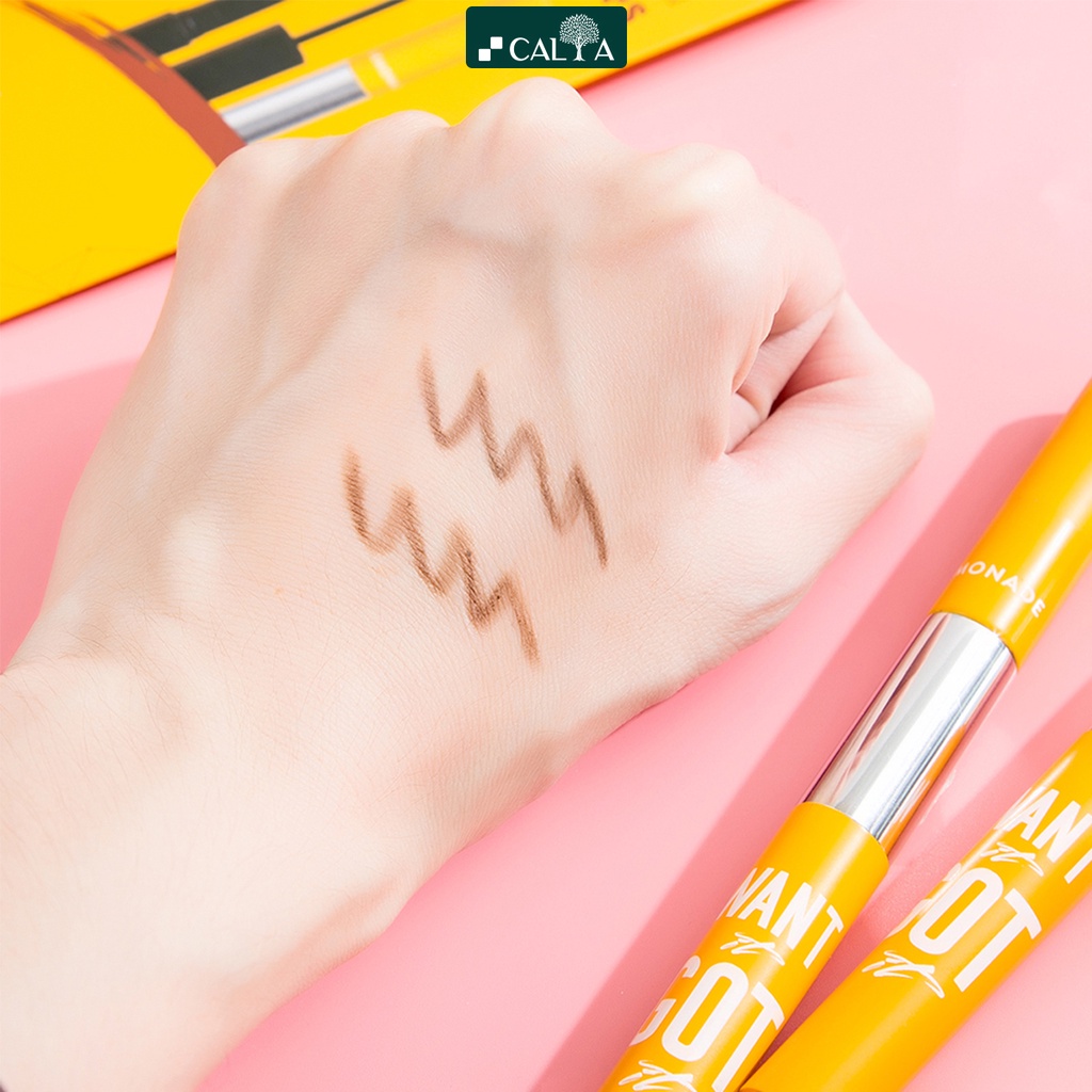 Chì Kẻ Mày 2 Đầu Lemonade Có Mascara Lông Mày, Bền Màu, Sắc Nét, Lâu Trôi - Lemonade Want It Got It Dual Eyebrow 4g