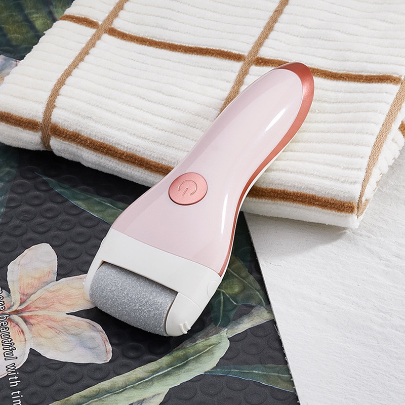 Máy chà gót chân bằng điện gồm 2 đầu mài tiện dụng tẩy tế bào chết, da cứng dưới chân, Đẩy lùi tất cả vết chai sần.