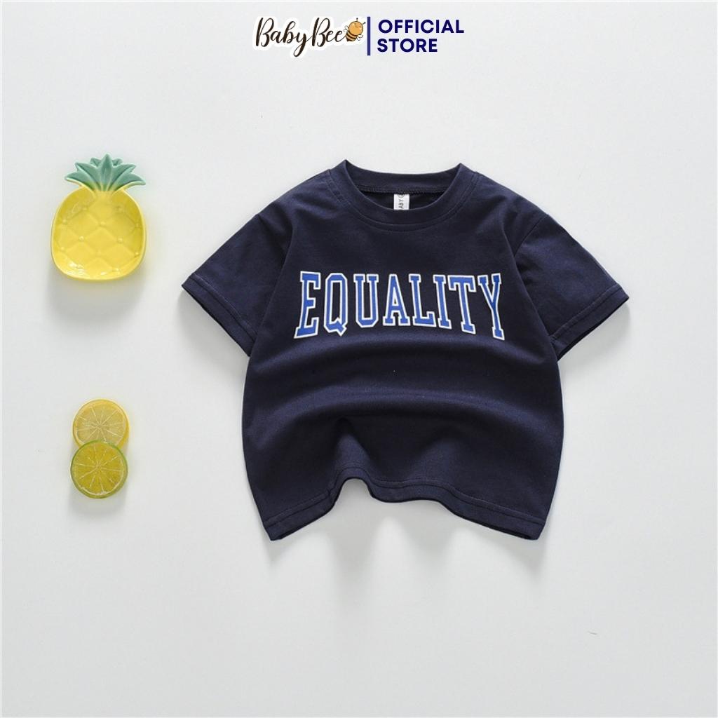 Áo thun cho bé trai size đại 10-24kg BabyBee chất vải cotton mềm mát họa tiết dễ thương AT23
