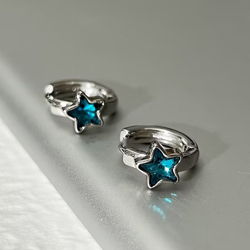 [Mang Star Galaxy Series] Bông Tai Hình Hành Tinh Ngôi Sao Phong Cách Punk Retro Cá Tính