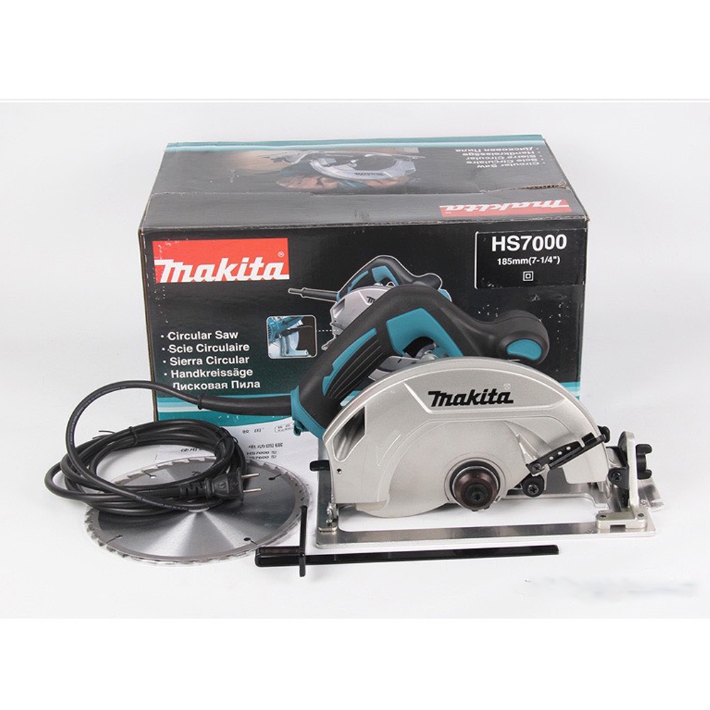 Máy Cưa Gỗ Cầm Tay Makita HS7000 Lưỡi Cắt 185MM 1200W - Máy Cưa Đĩa Cưa Cắt Gỗ Cắt Gạch GIA DỤNG SUNNY