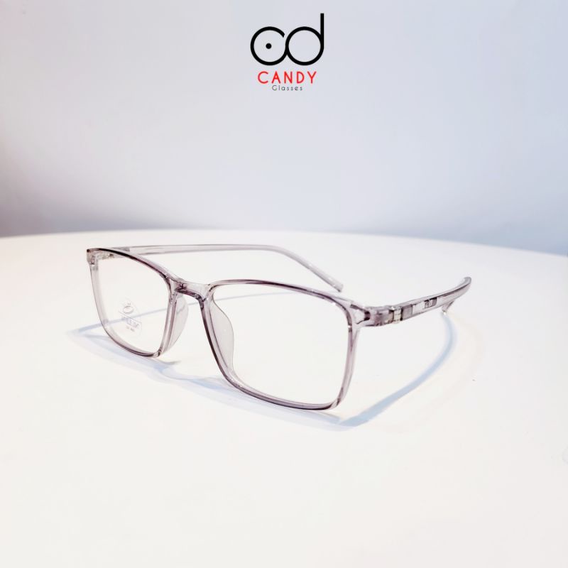 Gọng kính cận vuông nhựa dẻo cho cả nam và nữ 2172 - Kính mắt Candy