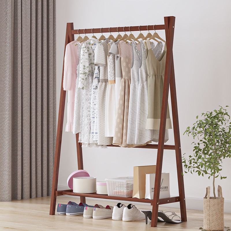 Giá Treo Quần Áo Thanh Đơn Gỗ Thông Nhập Khẩu Cao Cấp Gỗ thật chắc và bền