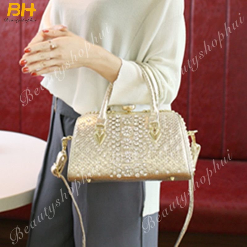 Túi Đeo Chéo Đính Đá Thời Trang 2022 Cho Nữ