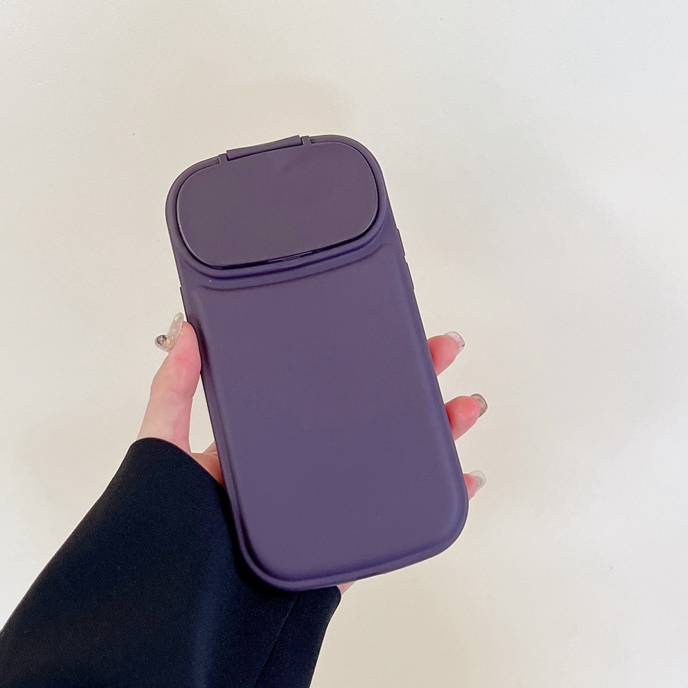 Ốp Điện Thoại Tráng Gương Màu Tím Thời Trang Cho Iphone 14 pro max 14 plus 13 pro max 12 pro max 11 pro max