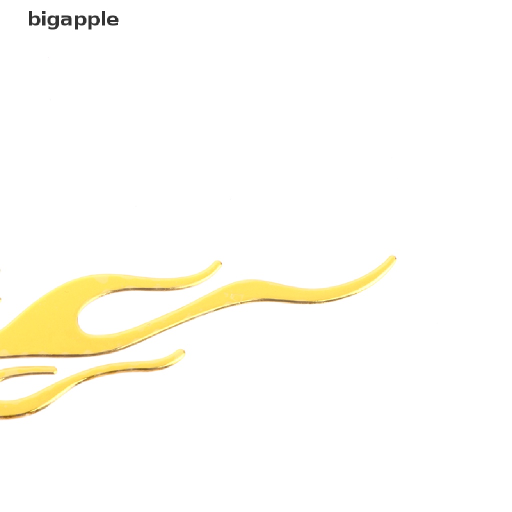 Miếng Dán Đề Can Vinyl Hiệu Ứng Lửa 3d Phản Quang Kích Thước 20 * 4CM Trang Trí Xe Hơi Xe Máy