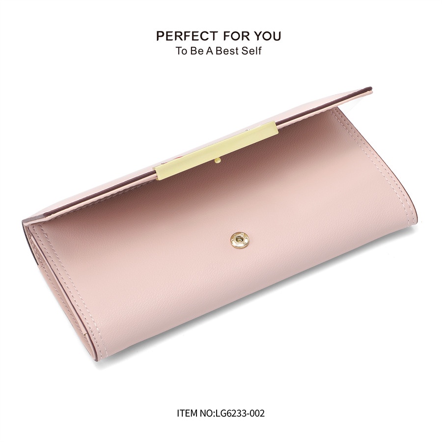 Ví Da Dáng Dài Phong Cách Hàn Quốc Chất Lượng Cao Cho Nữ 6233-002 Perfect For You
