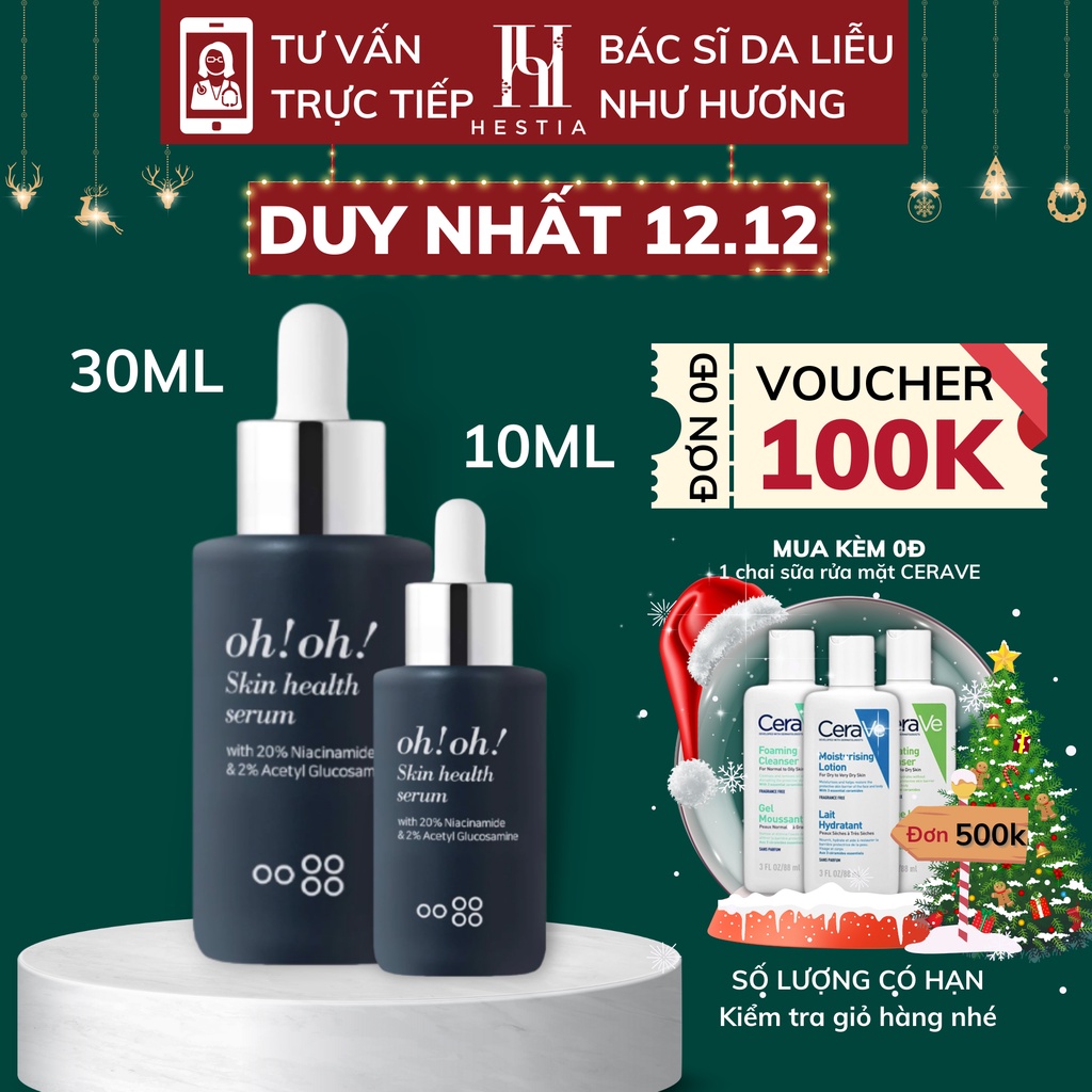 Serum Dưỡng Sáng Da Oh!Oh! 20% Niacinamide 30ml 10ML
