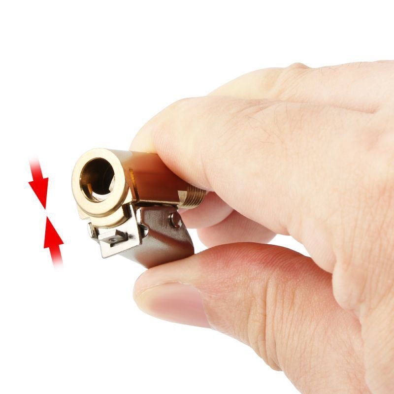 Đầu Vòi Bơm Kẹp Khóa Kín Nối Nhanh Dành Cho Máy Bơm Lốp Tiện Lợi