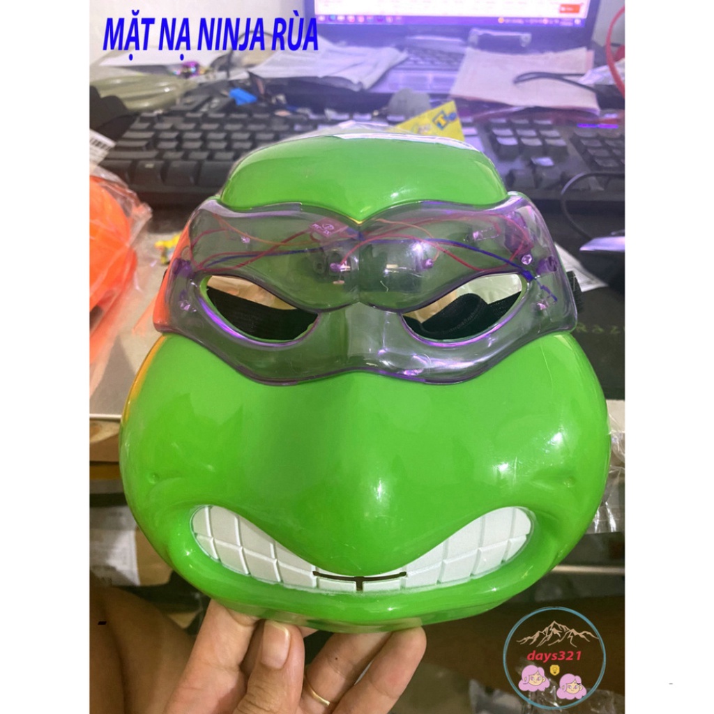Mặt nạ hòa mình anh hùng rùa Ninja rùa/Doremon cho tiệc tùng halloween