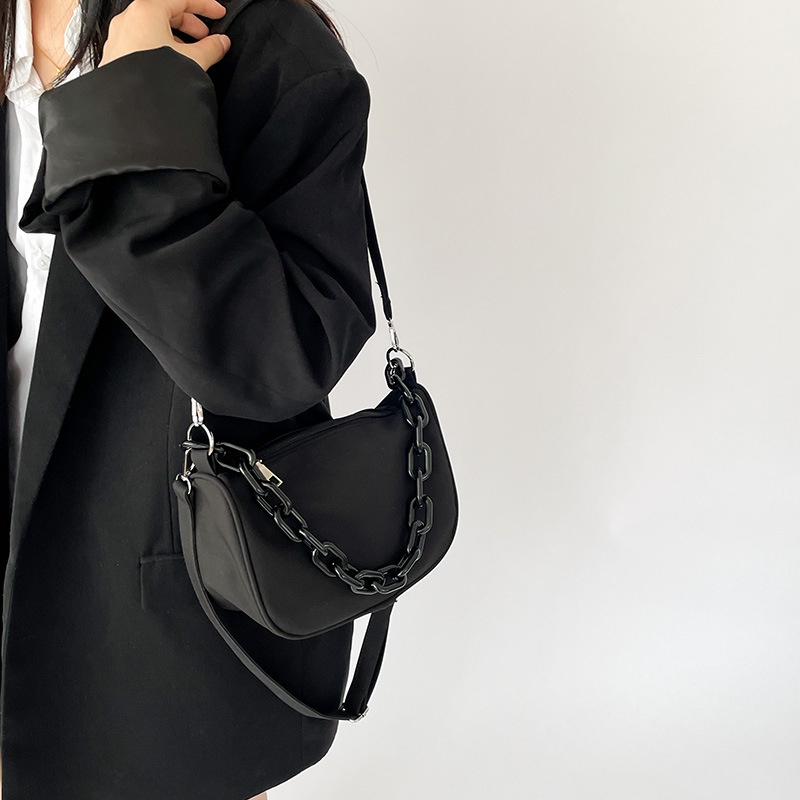 Mischa Túi Đeo Chéo Vai Bằng Nhựa acrylic Màu Trơn Đơn Giản Thời Trang Cá Tính