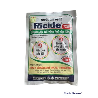 Ricide 72WP 100gr Thuốc trừ bệnh cây trồng.
