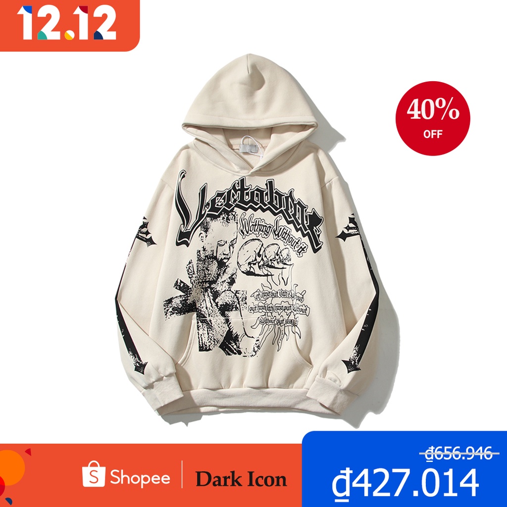 Áo Hoodie In Họa Tiết Cá Tính Theo Phong Cách Đường Phố 2020 Dành Cho Nam Và Nữ