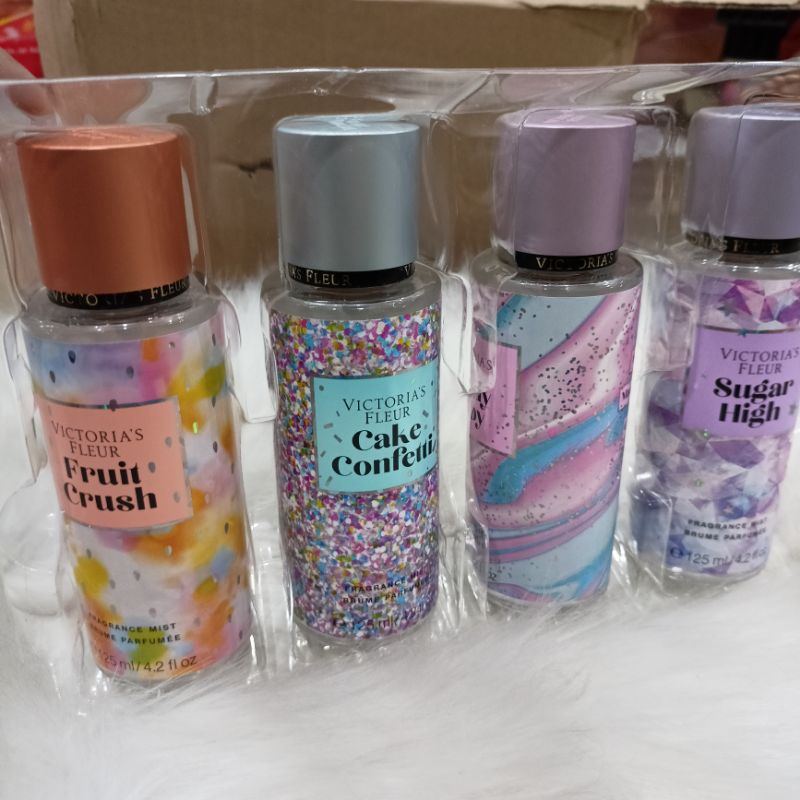 Combo 4 chai sịt thơm  XỊT THƠM BODY VICTORIA FLEURXỊT THƠM BODY NỘI ĐỊA TRUNG CỦA HÃNG  chai 125 ml