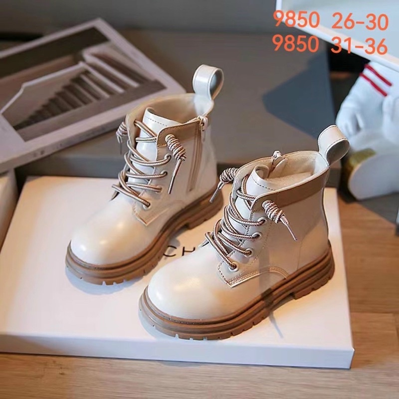 Bốt cao cổ giả dây cho bé mềm êm siêu hot size 26-36