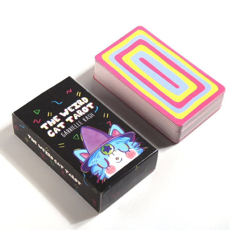 (Có Sẵn_VN) Bộ Bài Bói Tarot The Weird Cat 78 Lá Bài Mèo Dễ Thương