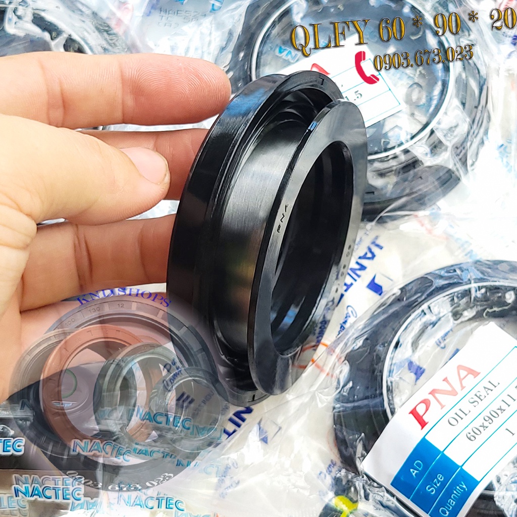 Phốt máy cày xới đất QLFY 60*90*11.5/16, phụ tùng phớt giàn xới, máy cắt liên hợp Kubota Yanmar Iseki Hinomto