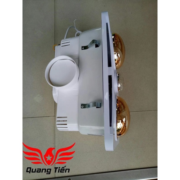 Đèn sưởi nhà tắm 2 bóng âm trần Braun Kohn BK02G không có điều khiển