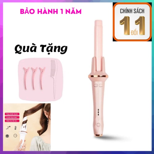 Máy uốn tóc tự động máy uốn tóc máy làm tóc máy làm xoăn tóc tặng bộ phụ kiện chính hãng vivido & vogua cao cấp 2021