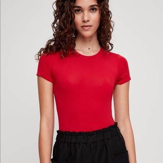Áo bodysuit ngắn tay Wilfred Florilège