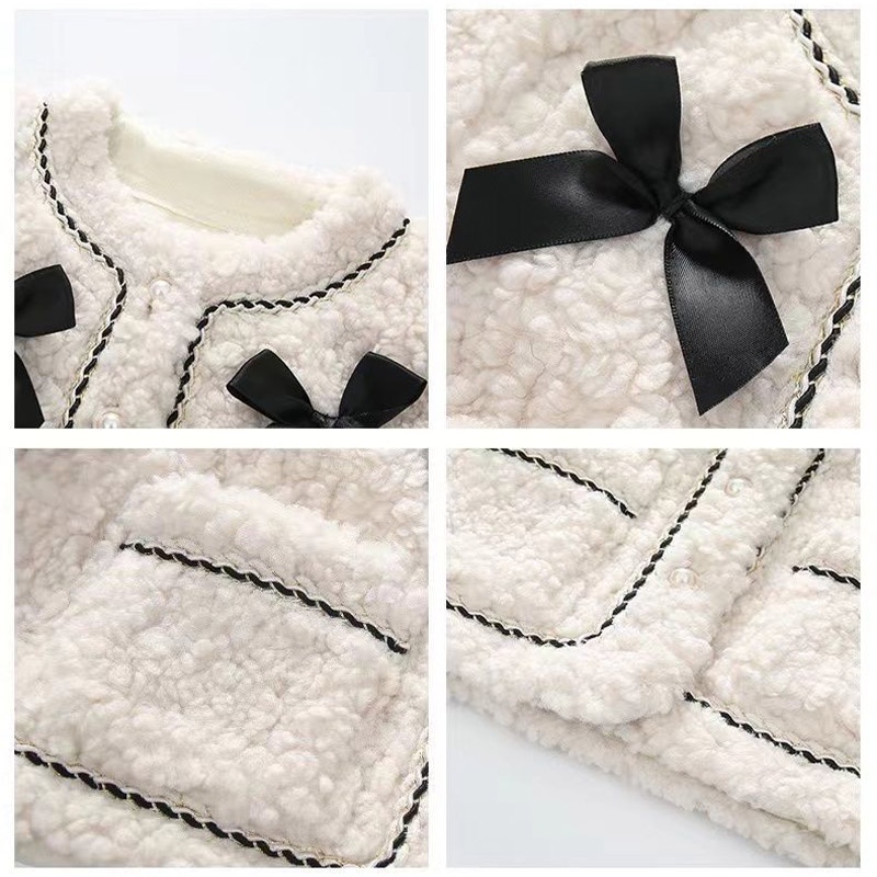 CATIMINI Áo Khoác Len Nubao Dày Dặn Phong Cách Thu Đông Mới Cho Nữ