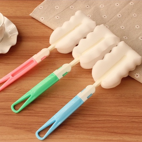 Cây Cọ Rửa Bình Sữa Bằng Mút Xốp - Cây Cọ Rửa Ly Cốc, Bình Sữa Đa Năng Tiện Lợi
