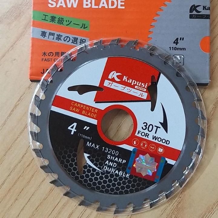 Lưỡi cưa đĩa cắt gỗ KAPUSI Nhật Bản đường kính 250mm, số răng 40-60, hợp kim, Bh 12 tháng Kouritsu Official Store