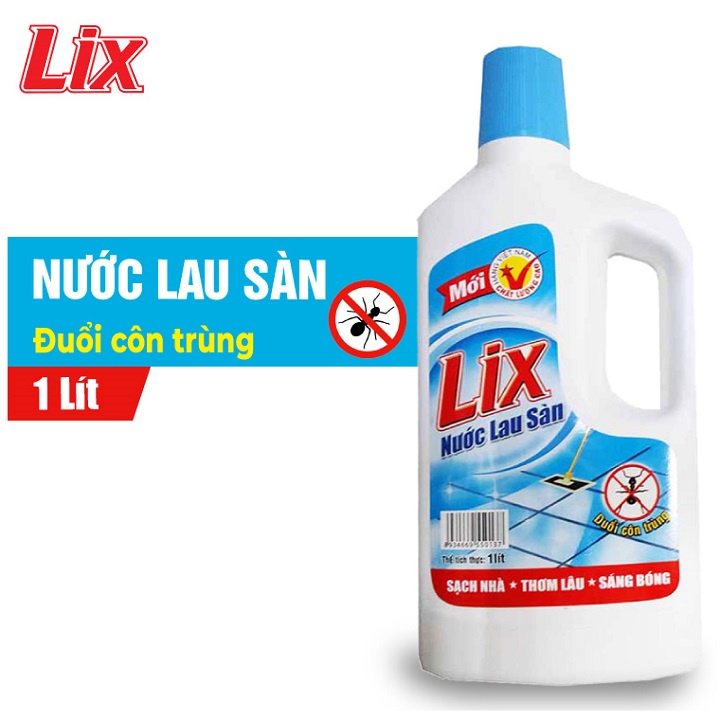 Nước lau sàn LIX đuổi côn trùng 1 lít LD115