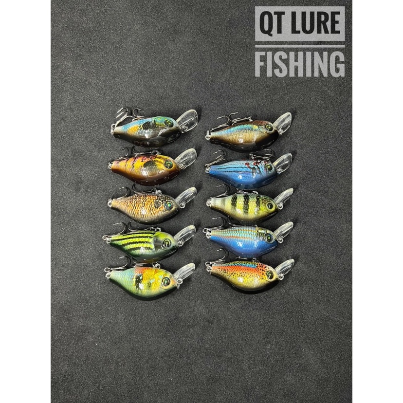 Mồi giả chubby chuyên câu cá lóc, tráp, cá ngựa nam chiều dài 5cm trọng lượng 8g - QT LURE FISHING