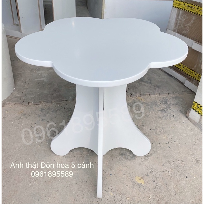 Đôn gỗ curvey, bàn hoa C50 #cowodecor