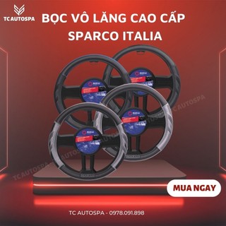 Bọc vô lăng sparco italia cao cấp hàng chính hãng cho các dòng ô tô xe hơi đường kính 37 - 38cm tc autospa
