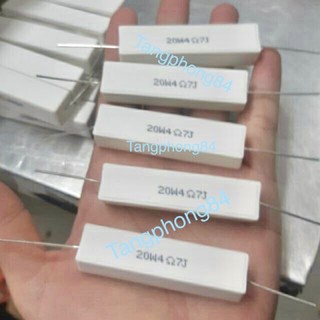 Điện trở sứ 20w hàng Taiwan - giá 4  con 65k