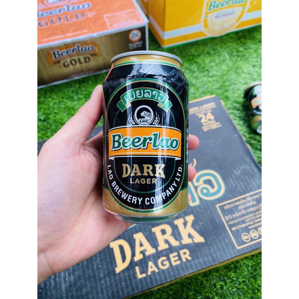 BEERLAO] Combo 6 lon bia Lào đen dark lager, 6% uống quên sầu - E3 ...