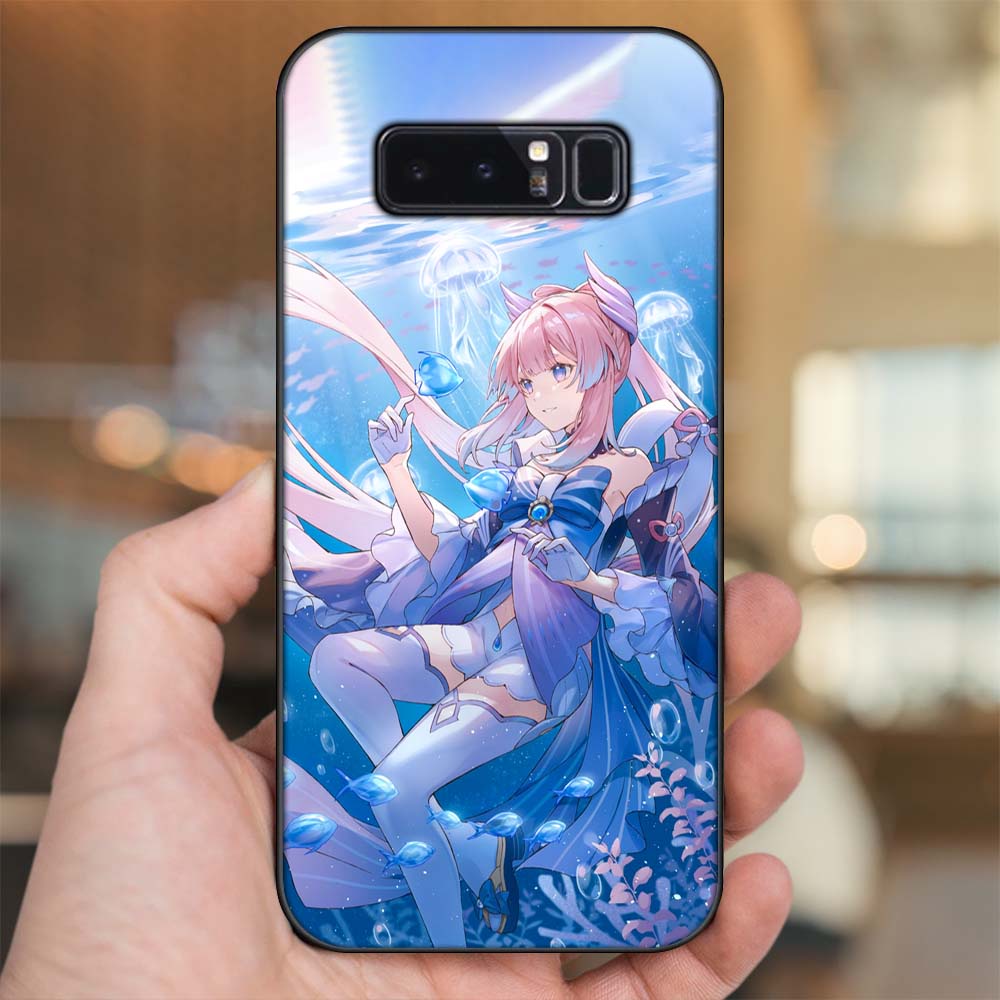 Ốp lưng Samsung Note 8 viền đen in hình Sangonomiya Kokomi Genshin Impact