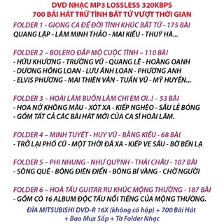 [DVD-Vol-7] Dvd Nhạc Mp3 Lossless 700 Bài Hát