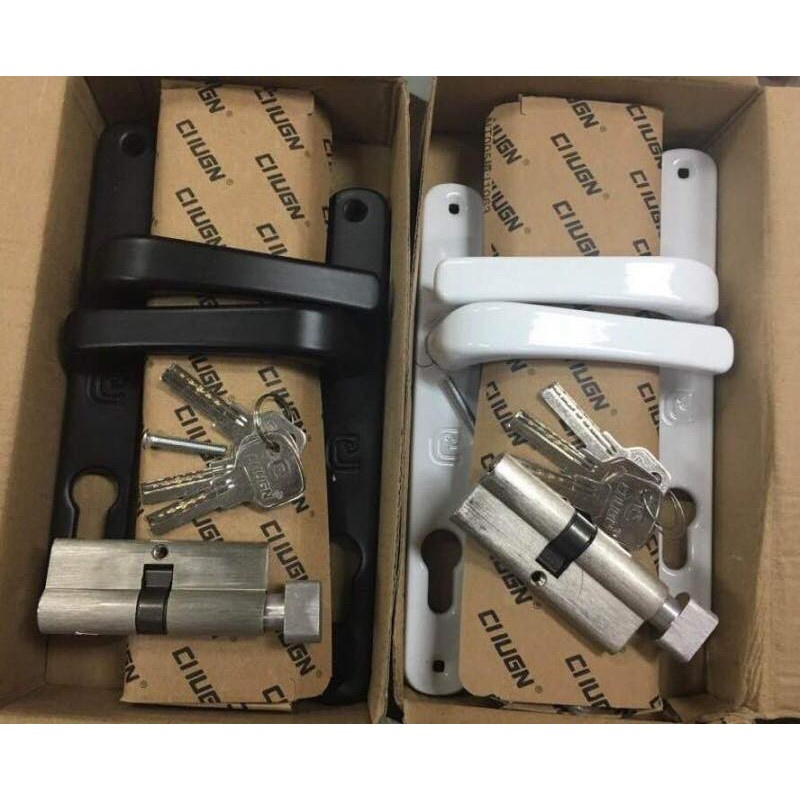 Khóa cửa nhựa hợp kim nhôm Chugn hệ 44 tay nắm gạt