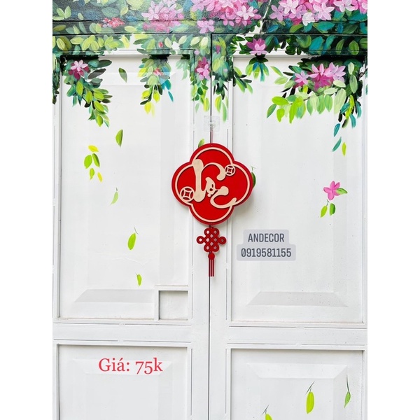 Liễng gỗ trang trí Tết