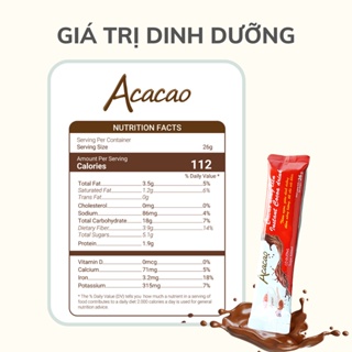 Bột cacao uống liền có đường acacao giàu dinh dưỡng - ảnh sản phẩm 2