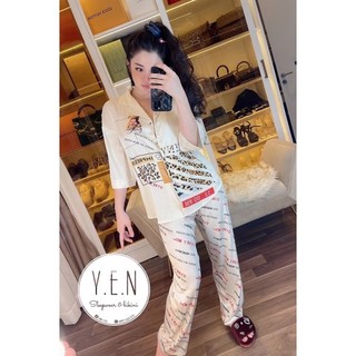Set đồ ngủ lụa xước dơi siêu sang- chất đẹp