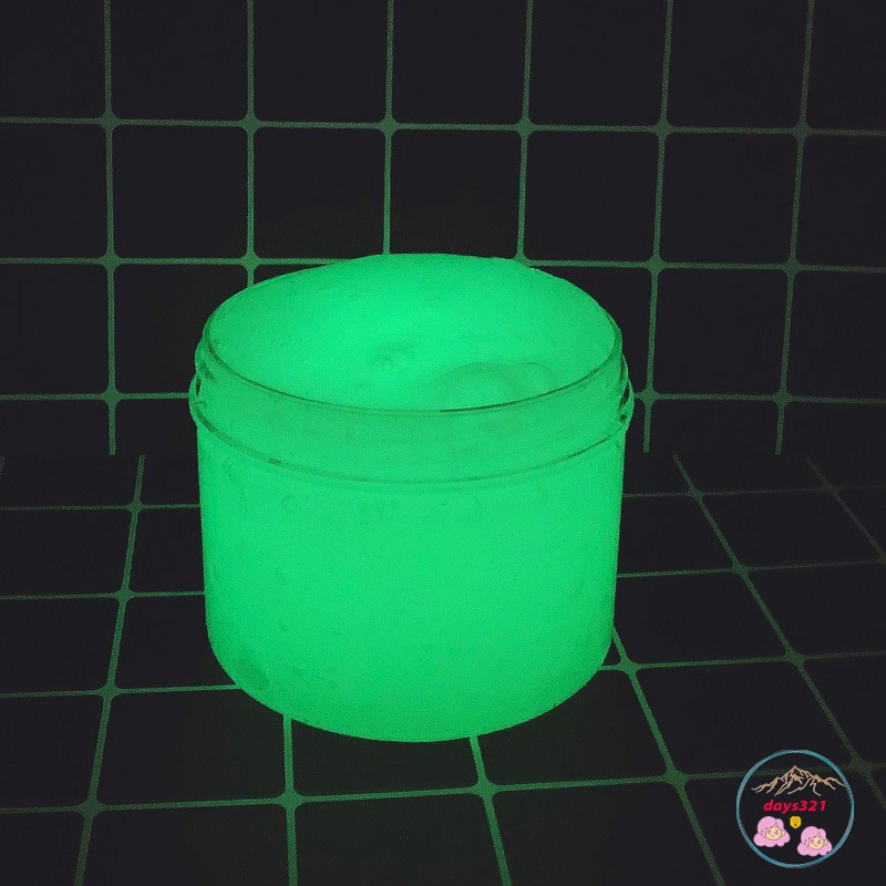 SLIME DẠ QUANG 200ML PHÁT SÁNG TRONG BÓNG TỐI Hũ Slam Gudetama Squishy