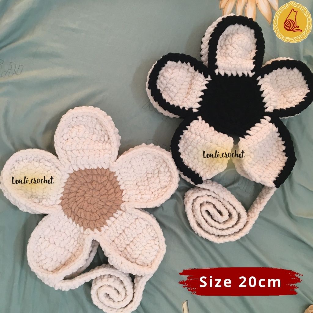 Túi len hoa Handmade cho bé, Bloom Flower Bag, Daisy len hình bông cúc