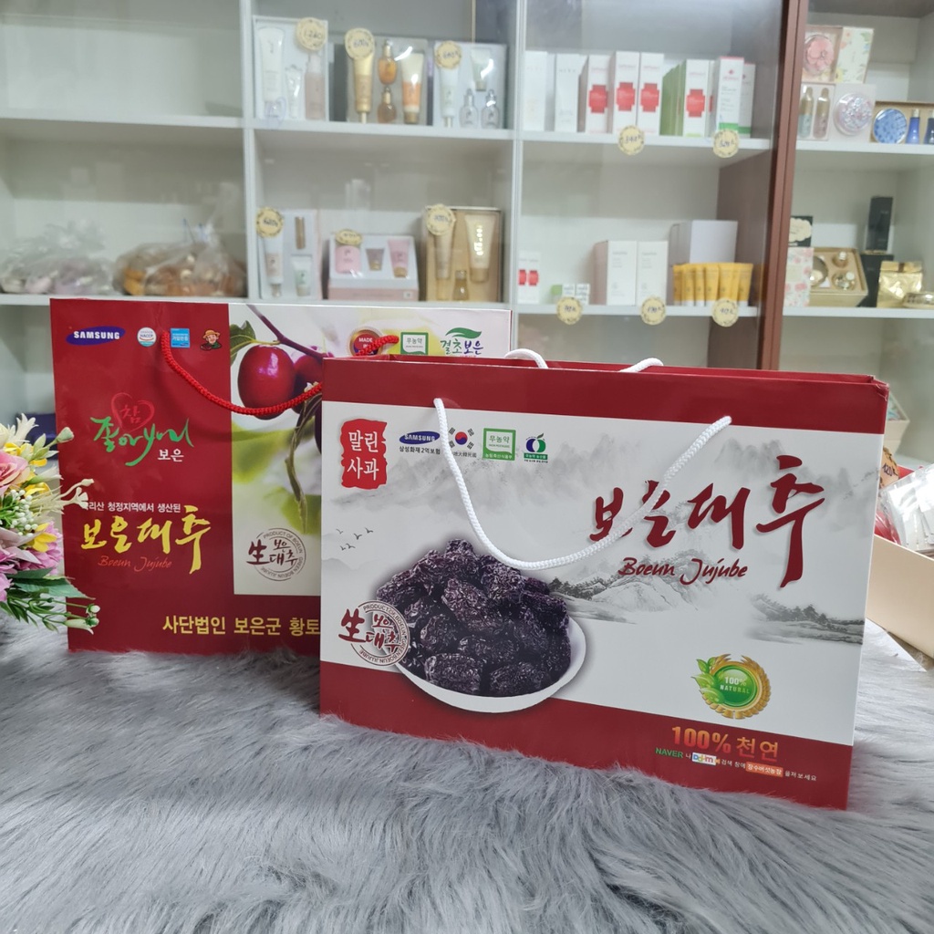 Táo đen ông cụ hàn quốc, táo tàu loại 1 có túi xách hàn quốc - shop táo đỏ hàn quốc