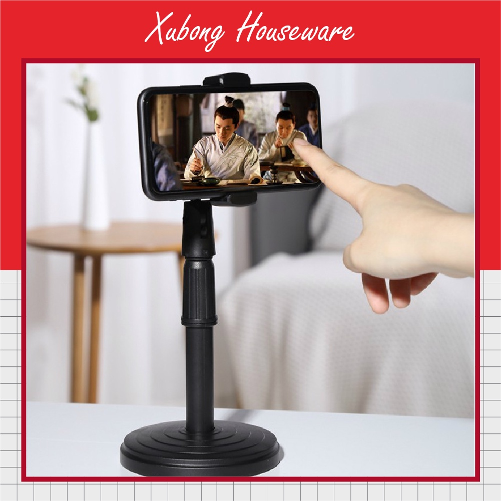 Giá Đỡ Điện Thoại Livestream - Xem Video Ổn Định - Xoay 360 Độ Để Quay Phim Ghi Hình Tiện lợi