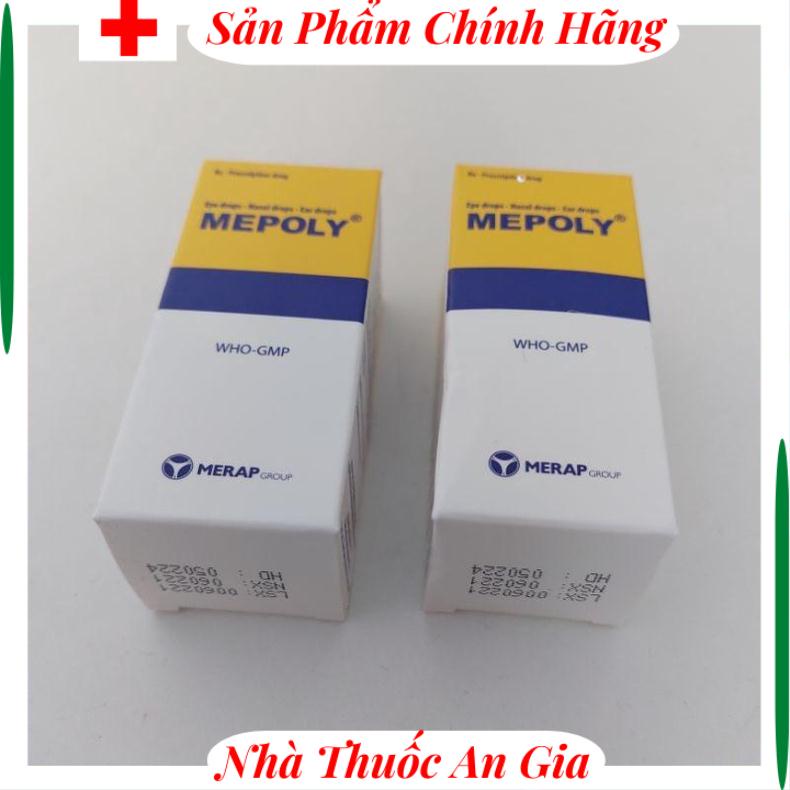 Nhỏ mắt, mũi, tai Mepoly chai 10ml  b