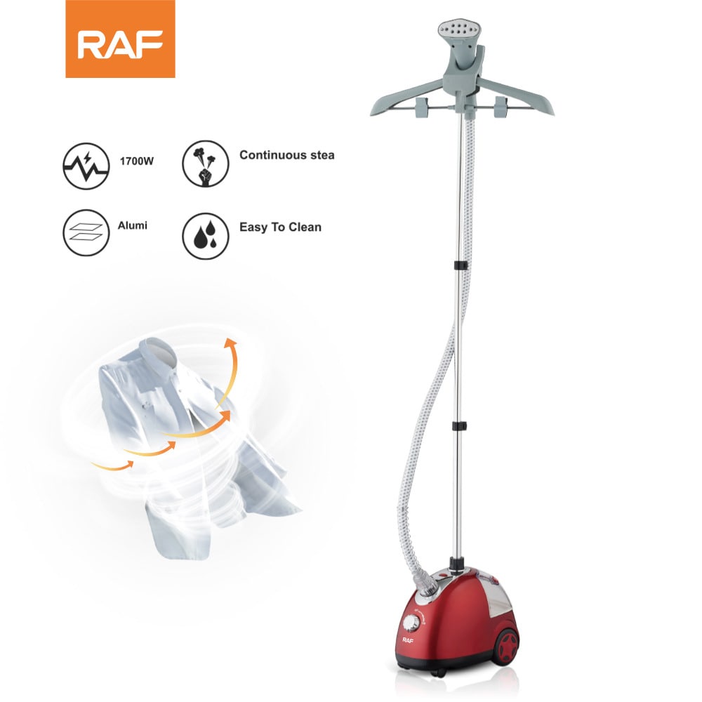 Bàn là hơi nước RAF 1700W, phun hơi tỏa đều dùng được với mọi loại vải, cây treo tiện lợi cho gia đình - R3037