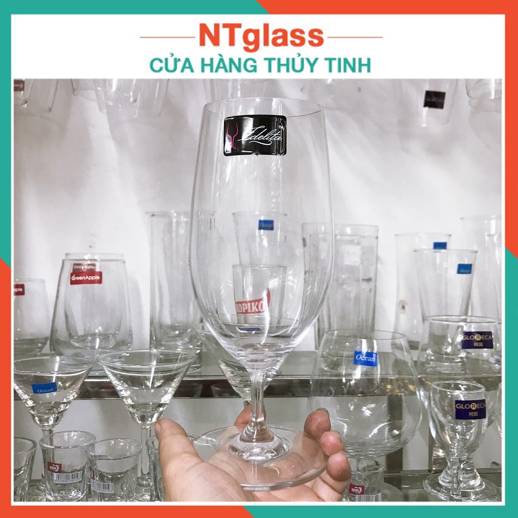 Ly thủy tinh uống sinh tố có chân 390ML S99BR39 EDELITA