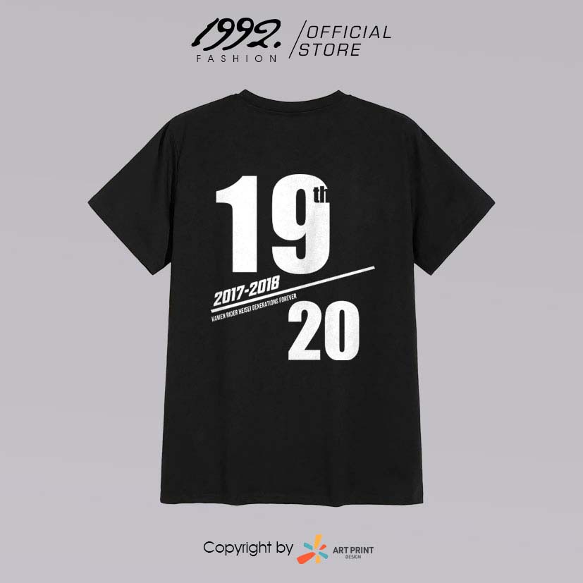 Áo thun Kamen Rider Build - HEISEI RIDER 20th Anniversary  ngắn tay