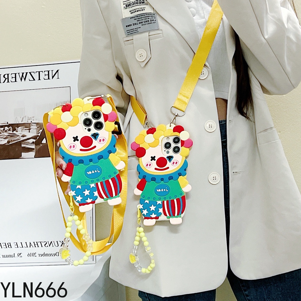 Ốp Điện Thoại Hình Chú Hề Cho OPPO Reno 7 7Z 7PRO 8 8Z 8PRO 6 6Z 6PRO 5 5Z 5PRO 5F 4 4F 4PRO 4Z 4SE 3 2 2Z 2F LITE R15 R17