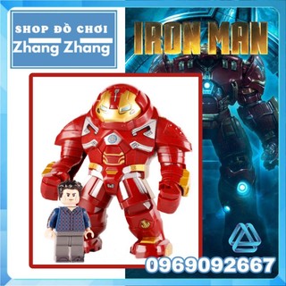 Đồ chơi Xếp hình Hulkbuster Bruce Banner siêu anh hùng Marvel Minifigures Xinh Xh1158