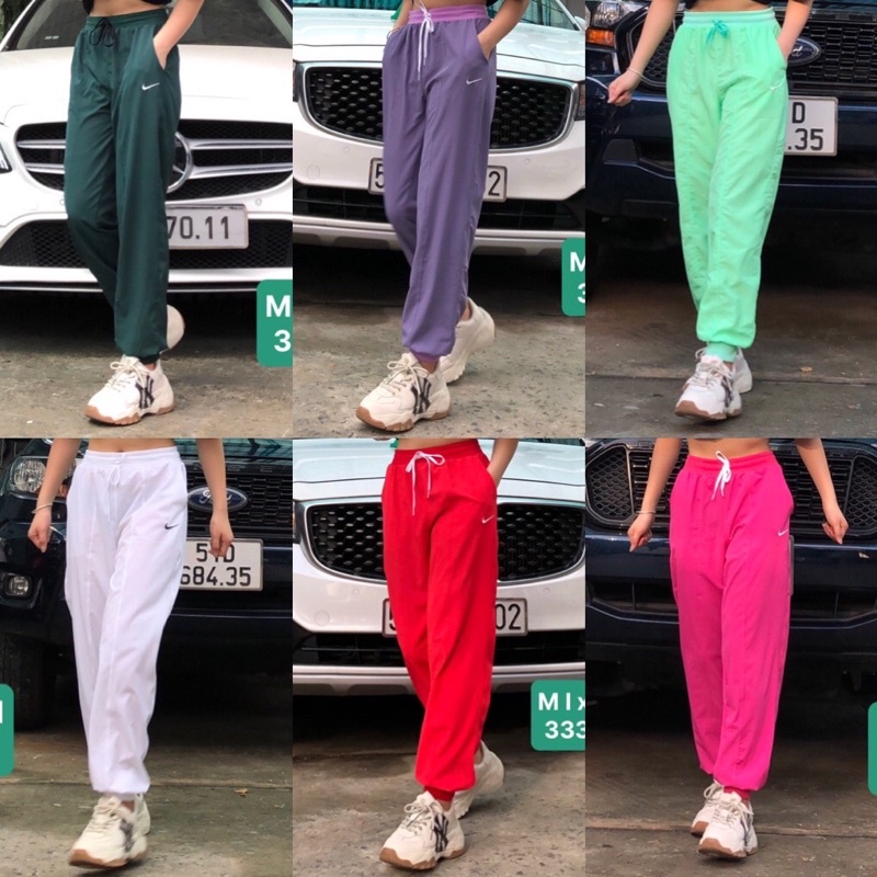 QUẦN JOGGER NHÚN VẢI DÙ THỂ THAO Siêu Hack Dáng